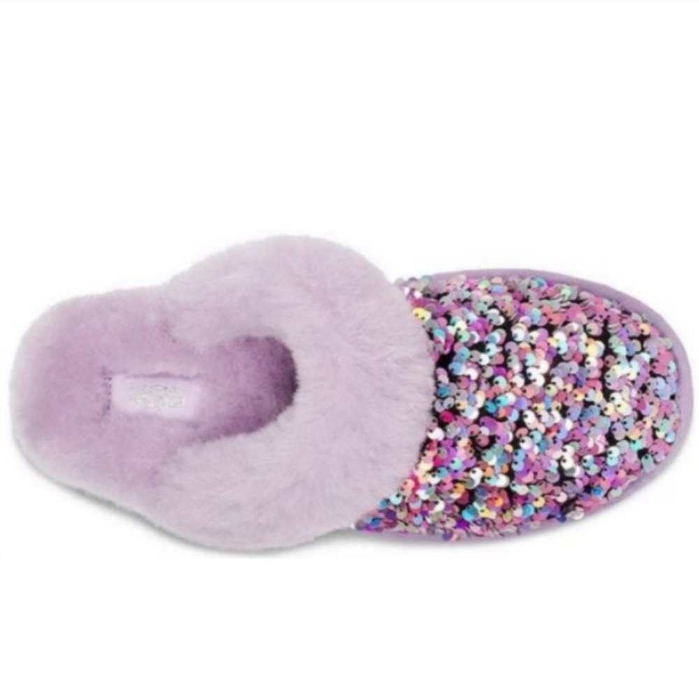 RARE POPULAR UGG Scuffette II Sequin Shearling Slipper LAST PAIR Size 7 - Picture 5 of 13